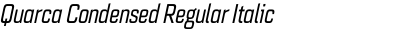 Quarca Condensed Regular Italic